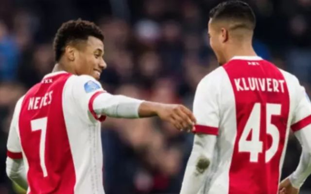 Ajax winger David Neres