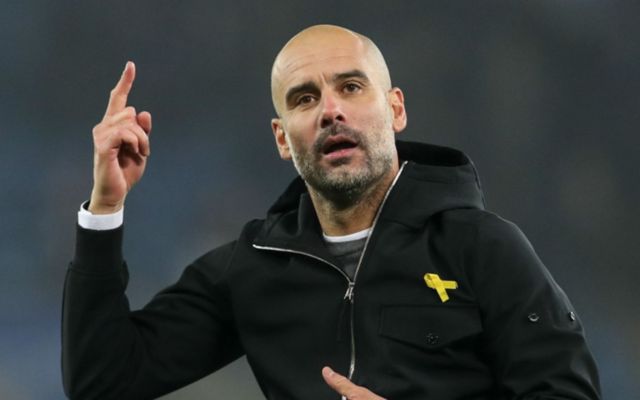 Man City boss Pep Guardiola