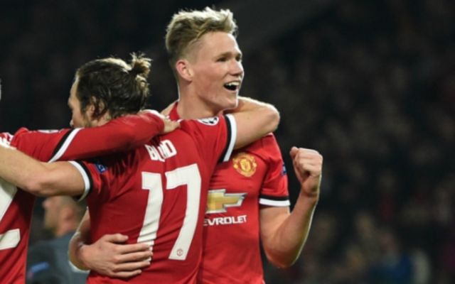 Man United midfielder Scott McTominay