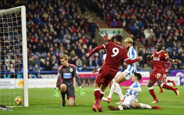Firmino Liverpool goal vs Huddersfield