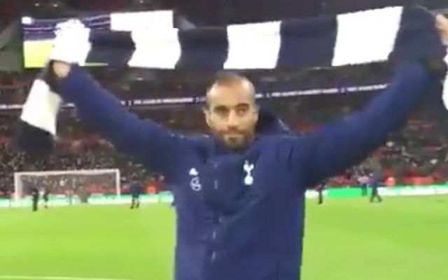 Lucas Moura paraded Tottenham Wembley