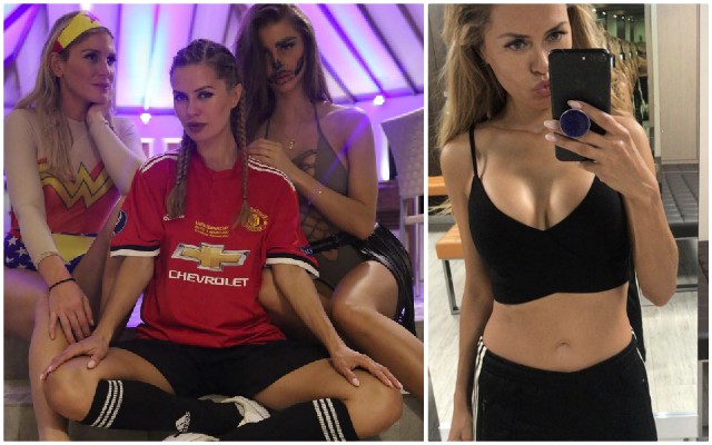 Marouane Fellaini was spotted on a date with former Playboy model Victoria Bonya