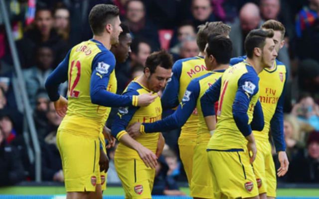 Arsenal midfielder Santi Cazorla
