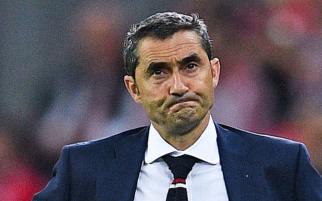 Barcelona boss Ernesto Valverde