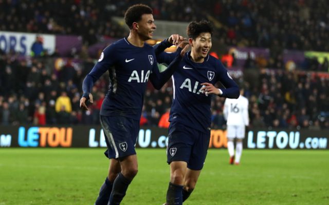 Spurs' Alli and Son