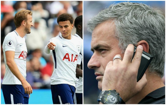 kane alli mourinho united
