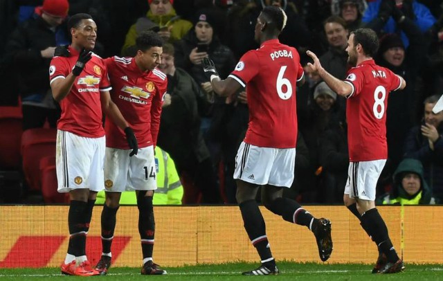 man utd v stoke martial lingard pogba mata