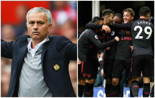 mourinho ozil arsenal man utd