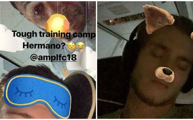 Oxlade-Chamberlain pranks Karius Moreno