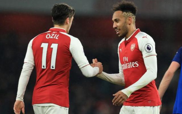 Aubameyang and Ozil Arsenall
