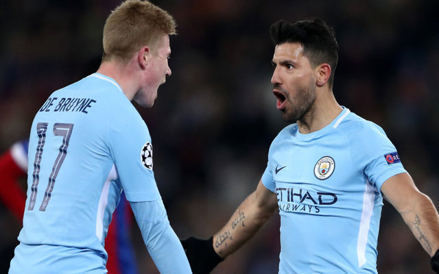 Man City 4-0 Basel Aguero De bruyne