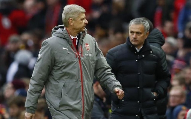 Arsene Wenger and Jose Mourinho