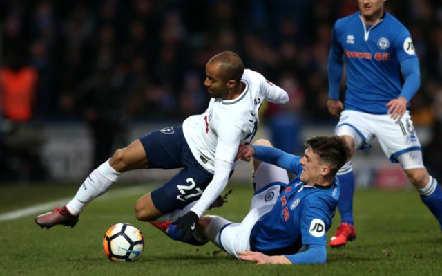 Spurs winger Lucas Moura