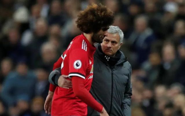 Man United's Marouane Fellaini