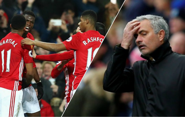 martial pogba rashford mourinho