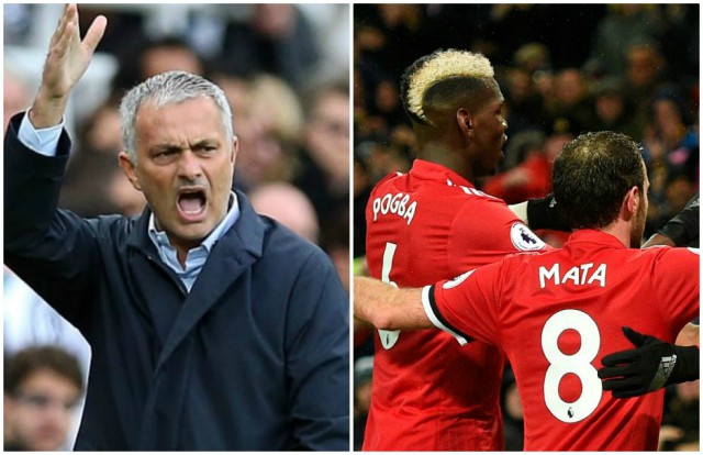 mourinho pogba mata united