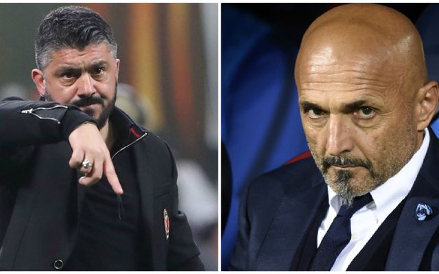 Gattuso Spalletti AC Milan Inter