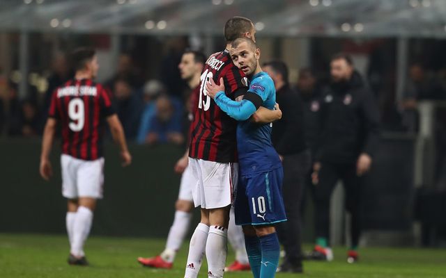 Wilshere Bonucci AC Milan Arsenal