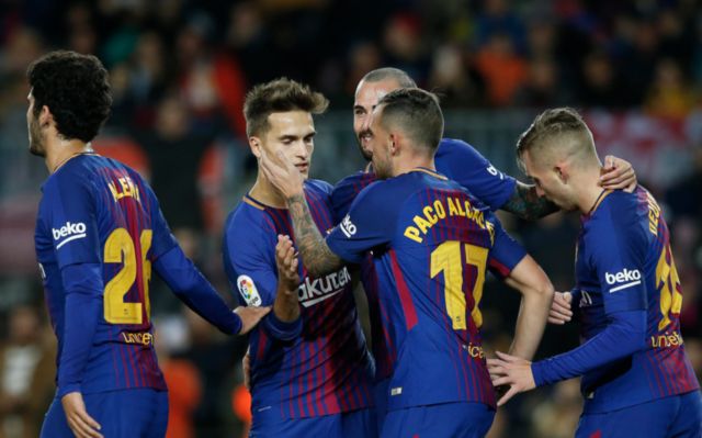 Barcelona's Paco Alcacer