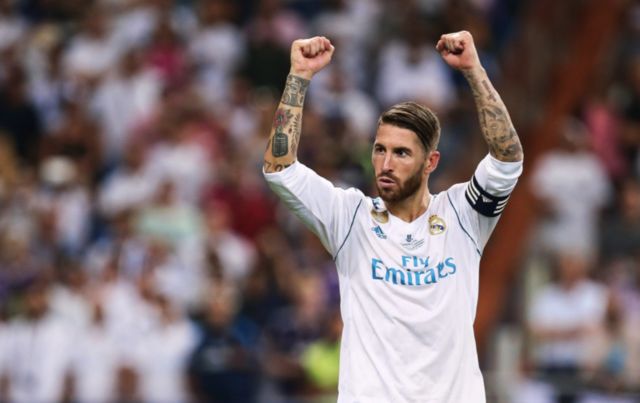 Real Madrid's Segio Ramos