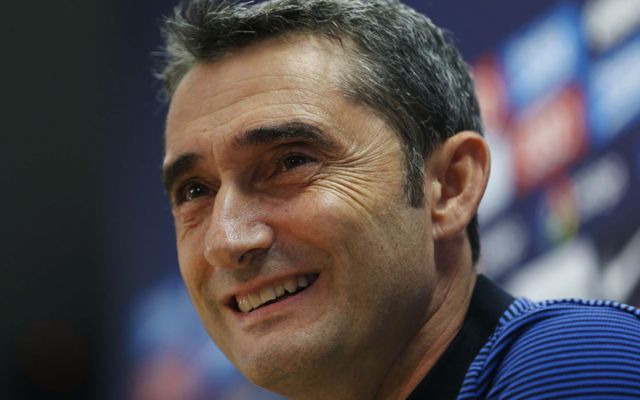 Barcelona manager Ernesto Valverde