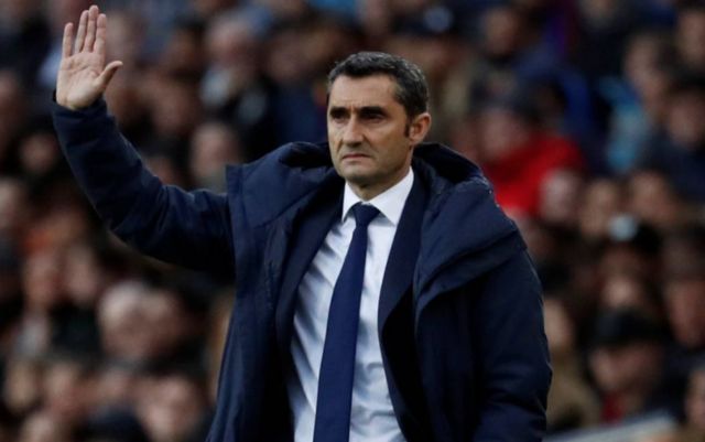 Barcelona boss Ernesto Valverde