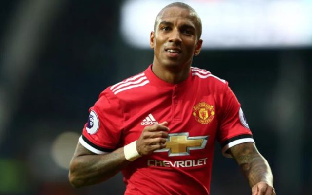 Man United's Ashley Young
