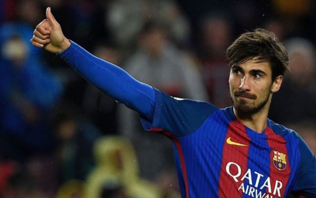 Barcelona's Andre Gomes