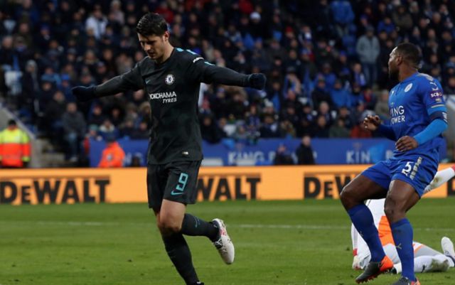 Chelsea forward Alvaro Morata