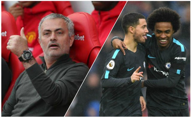 mourinho hazard willian