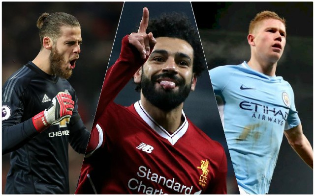 de gea salah de bruyne