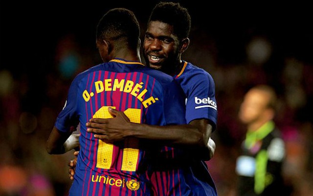 dembele umtiti barcelona
