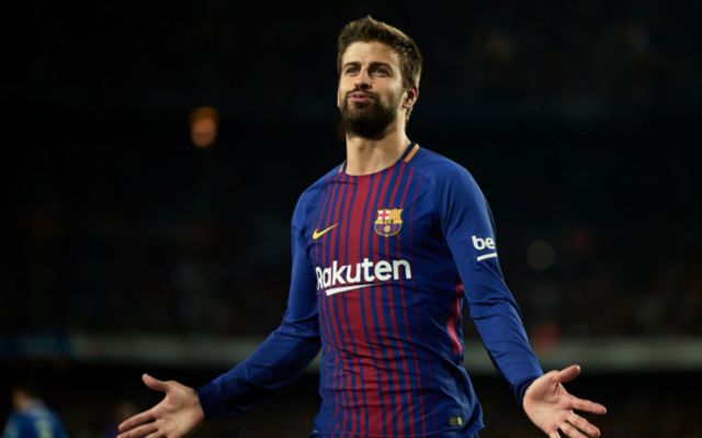 Barcelona's Gerard Pique