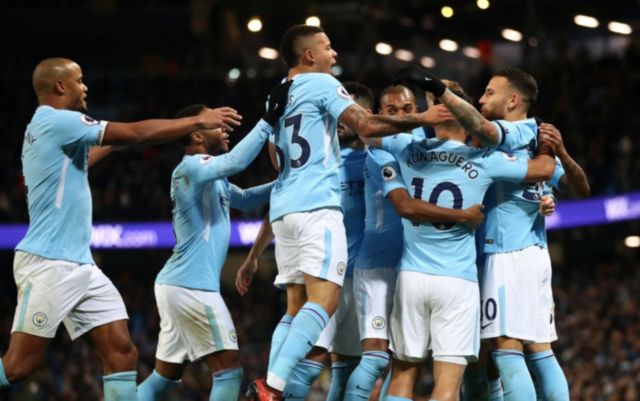 man city celebrating. When will the Premier League winter break take place?