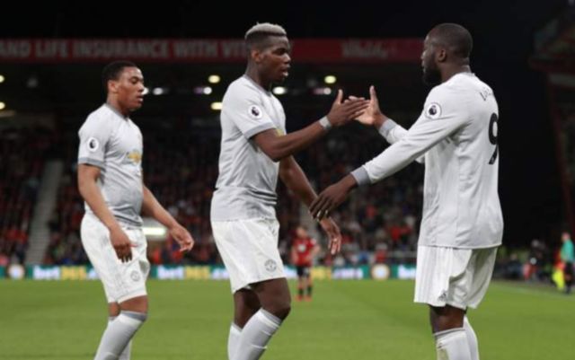 lukaku and pogba man united