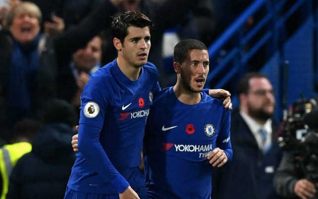 morata hazard chelsea