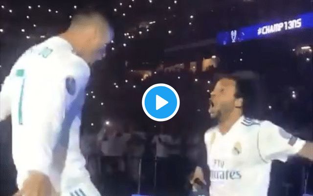 Ronaldo Marcelo Champions League celebration