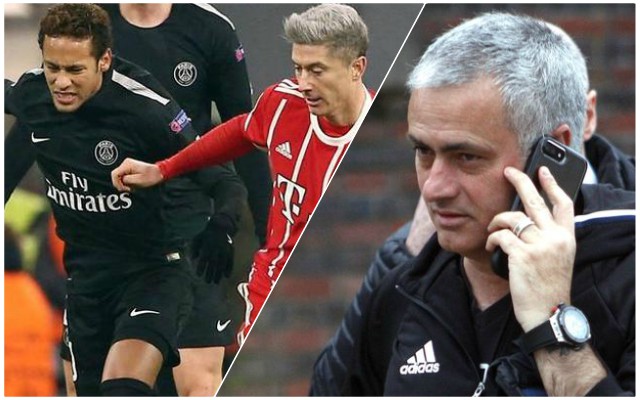 neymar lewandowski mourinho