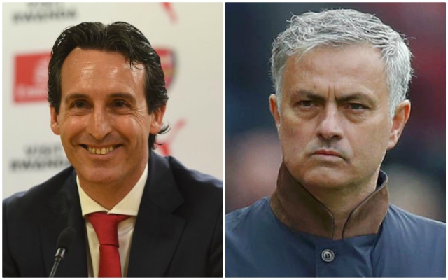 Emery Mourinho Arsenal Man Utd