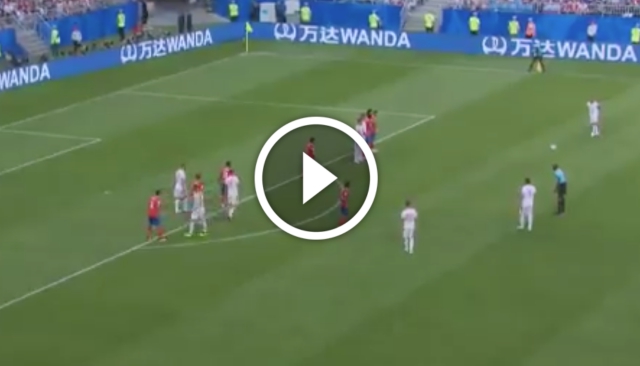 Kolarov free-kick Serbia Costa Rica
