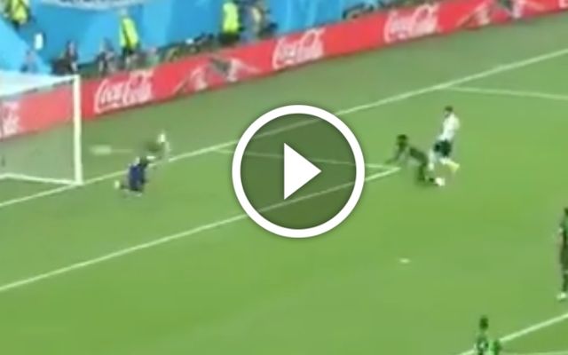 Messi goal Argentina Nigeria