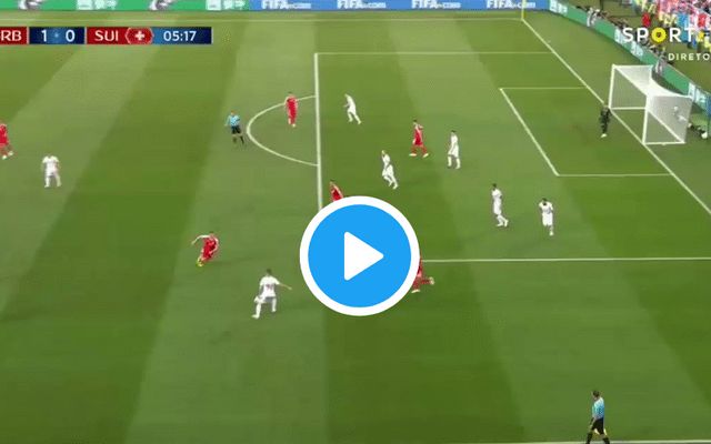 Mitrovic goal Serbia Switzerland