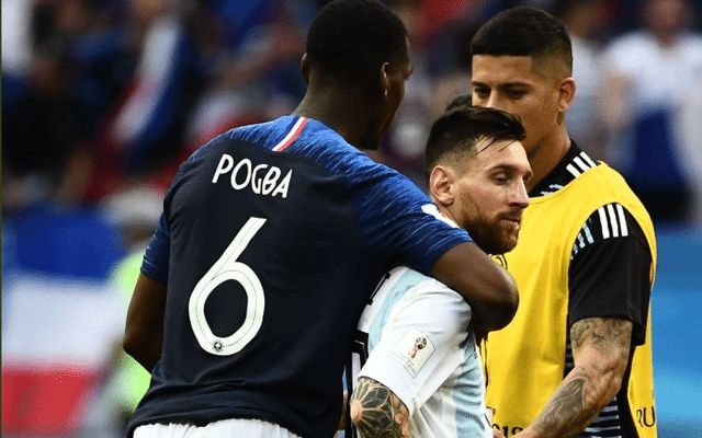 Pogba Messi Argentina France