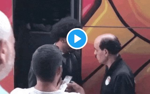 Salah selfie fan injured shoulder