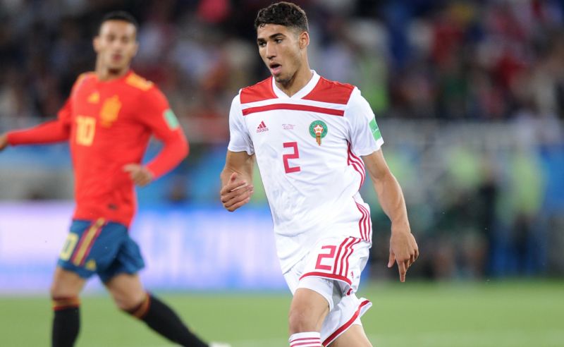 Real Madrid wonderkid Achraf Hakimi featured in this summer's World Cup for Morocco 