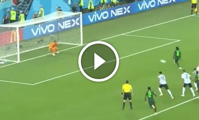 Victor Moses penalty Nigeria Argentina