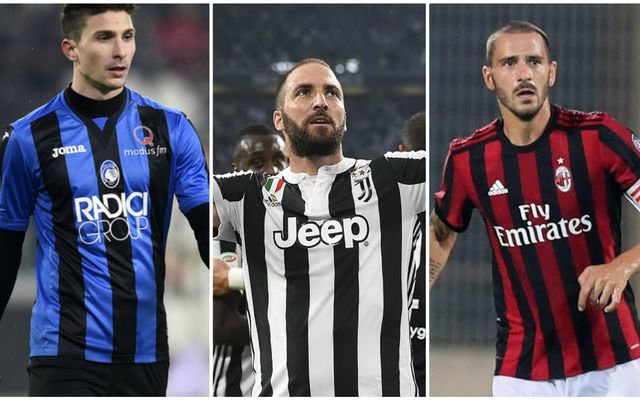 Caldara Higuain Bonucci