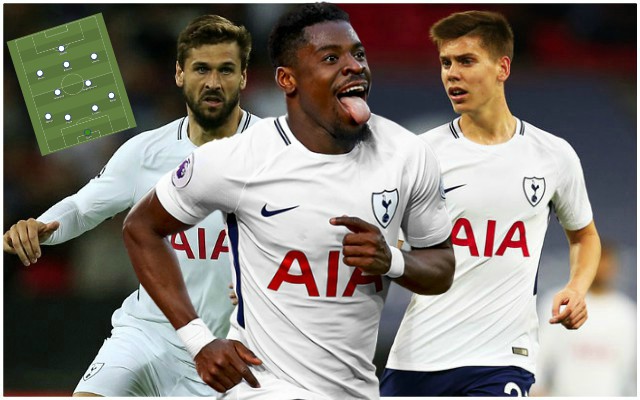 Fernando Llorente, Serge Aurier and Juan Foyth