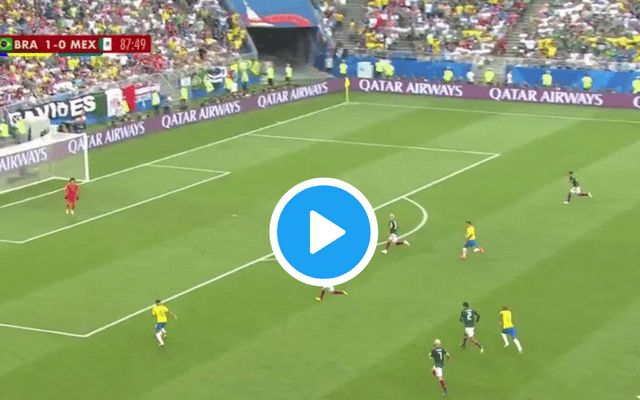 Firmino goal Brazil Mexico