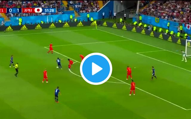 Inui Japan Belgium goal